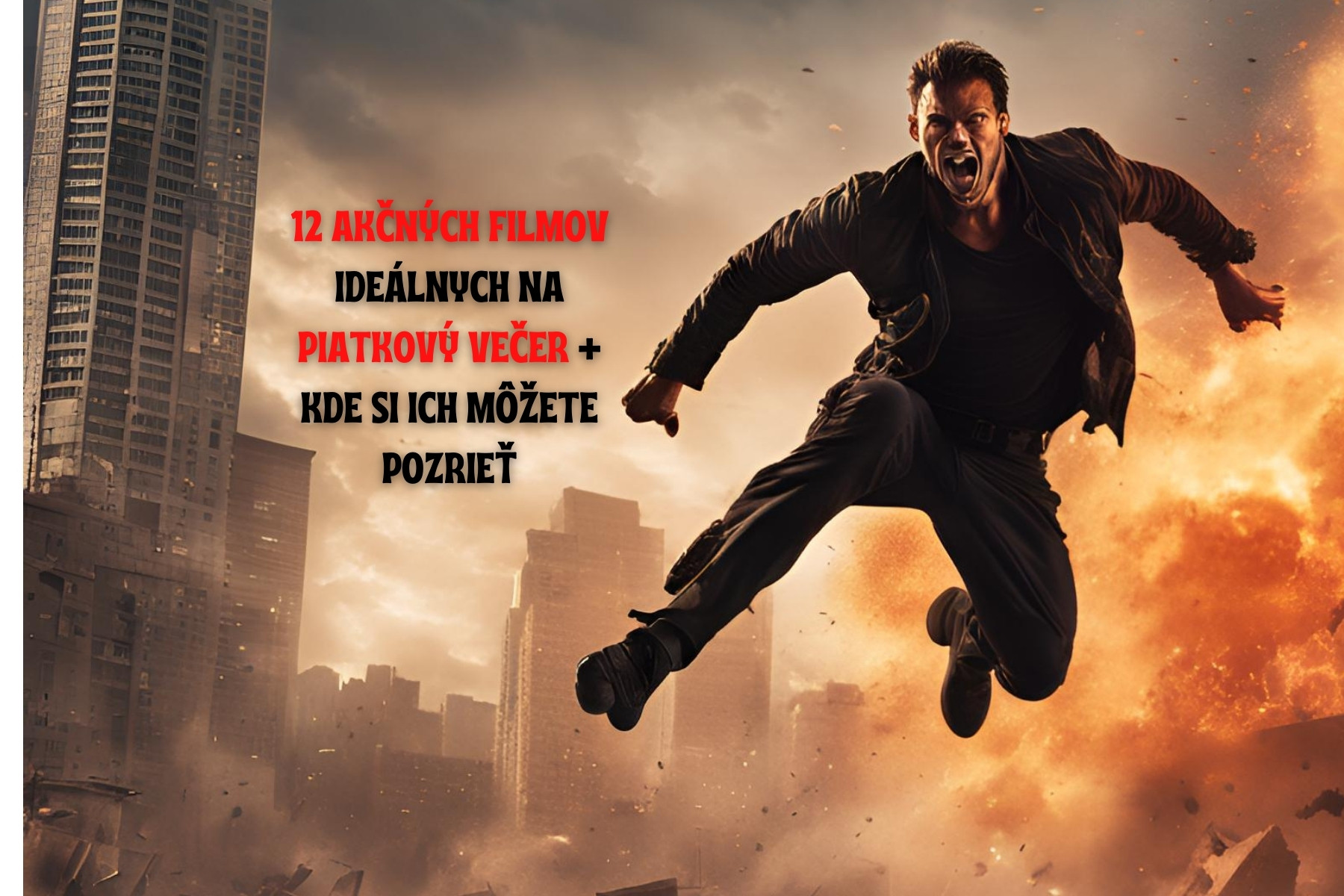 Na obrázku je znázornený akčný film.