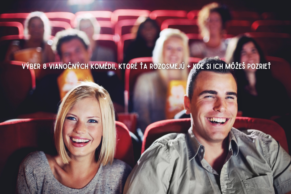 šťasťný pár v kine - ťiťulná foťka pre článok: Výber 8 vianočných komédii, kťoré ťa rozosmeju.